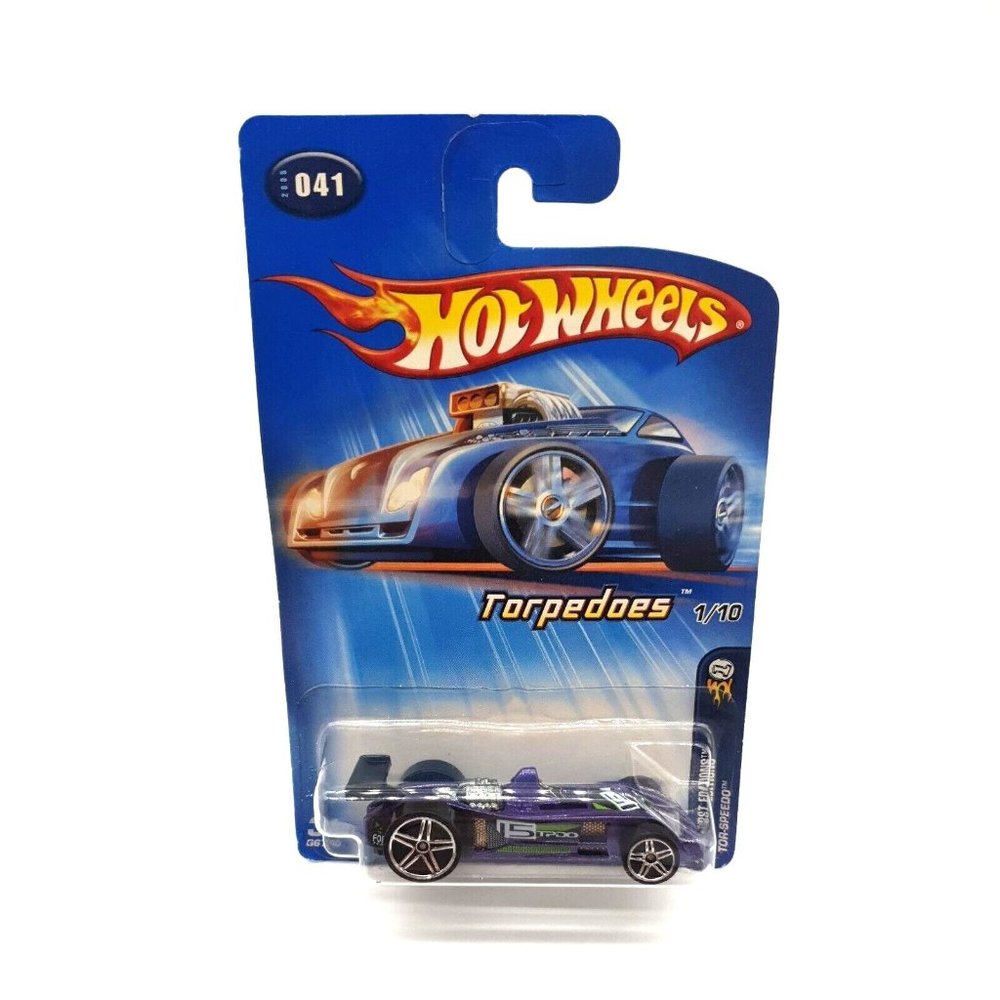 Hot Wheels 2005 041 First Editions Torpedoes 1 of 10 Tor Speedo Race Car